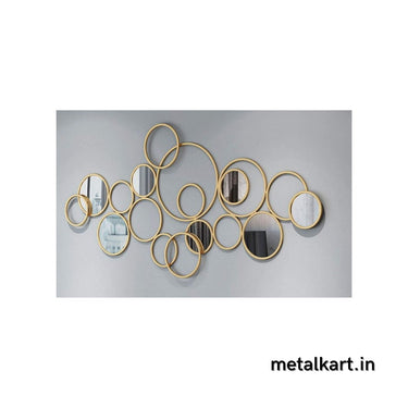Multicircular 7 rounded mirrors (48 x 24 Inches)